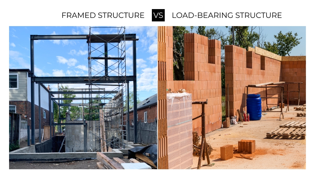 Load-bearing Structure vs. Framed Structure