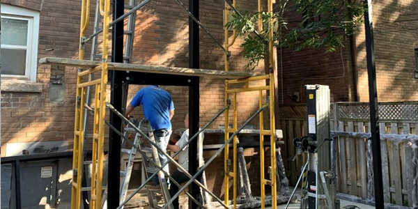 Project Spotlight: Custom Fire Escape Staircase