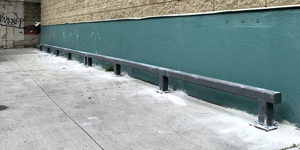 Project Spotlight: Steel Guard Rail For Garbage Containers